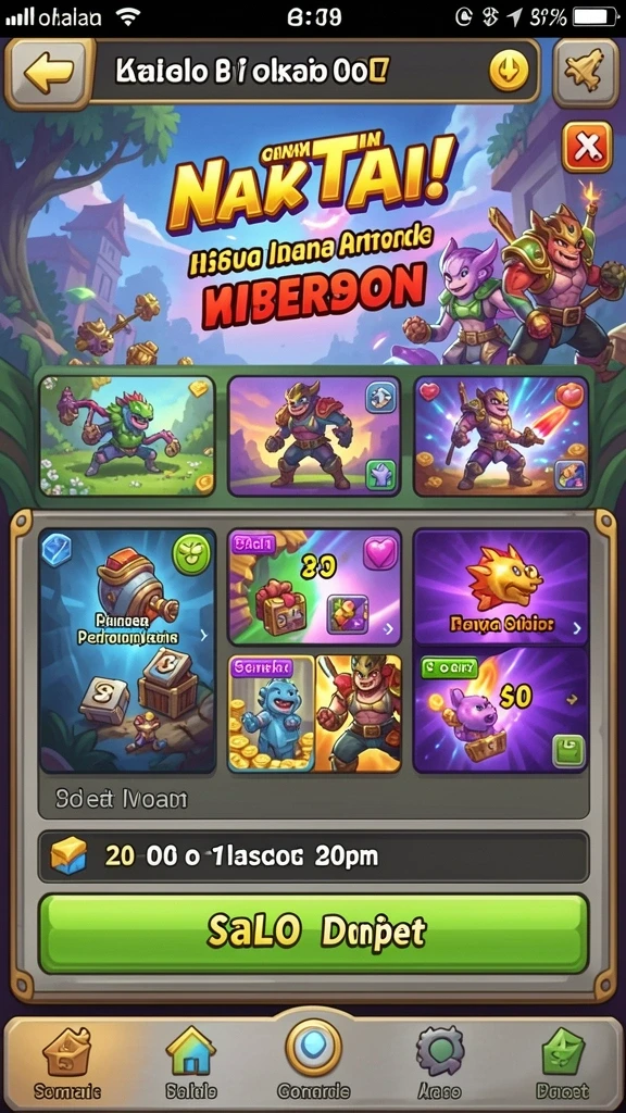 Cuplikan gameplay yang menegangkan di level baru.