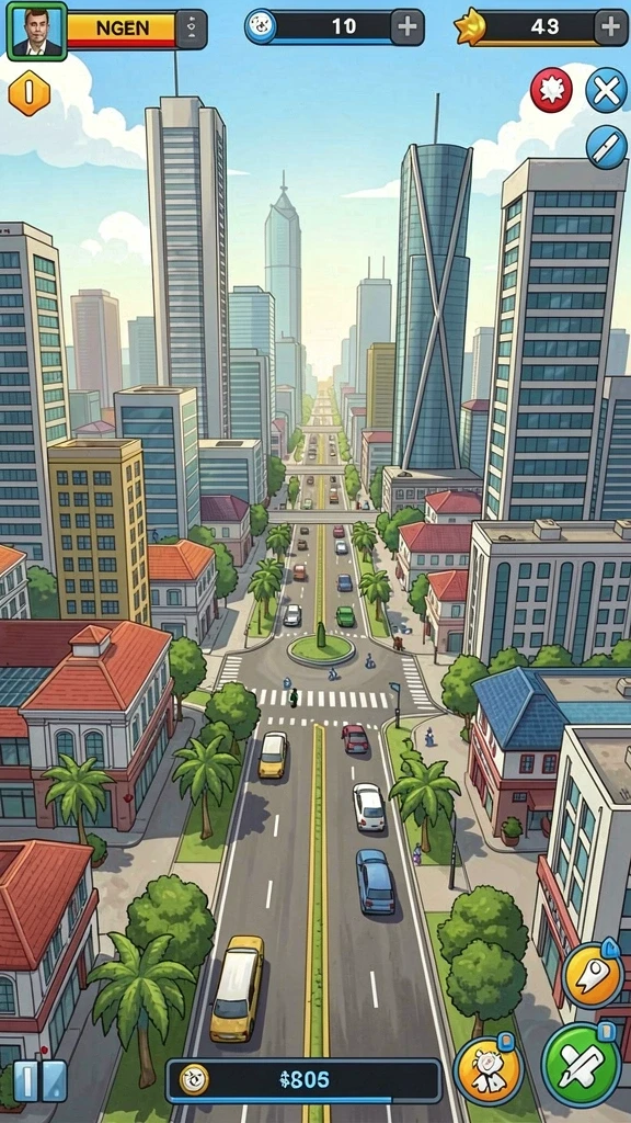 Karakter dengan desain unik dan kemampuan khas.