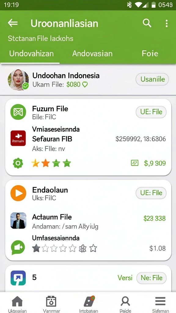 Tampilan antarmuka yang menarik dan intuitif.