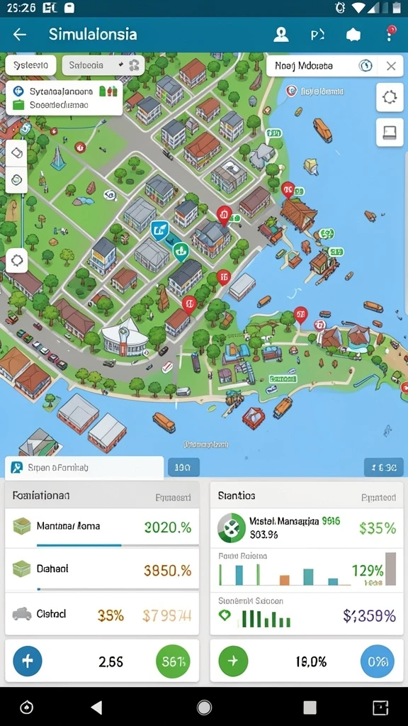 Screenshot interaksi pengguna dalam mode multiplayer.
