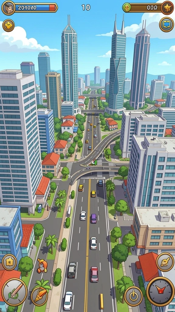 Gameplay yang seru dan menantang setiap level.