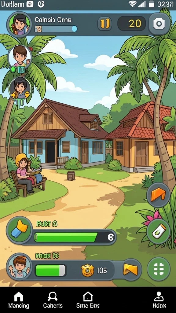 Screenshot 1: Tampilkan tampilan antarmuka utama aplikasi ASKASINO.