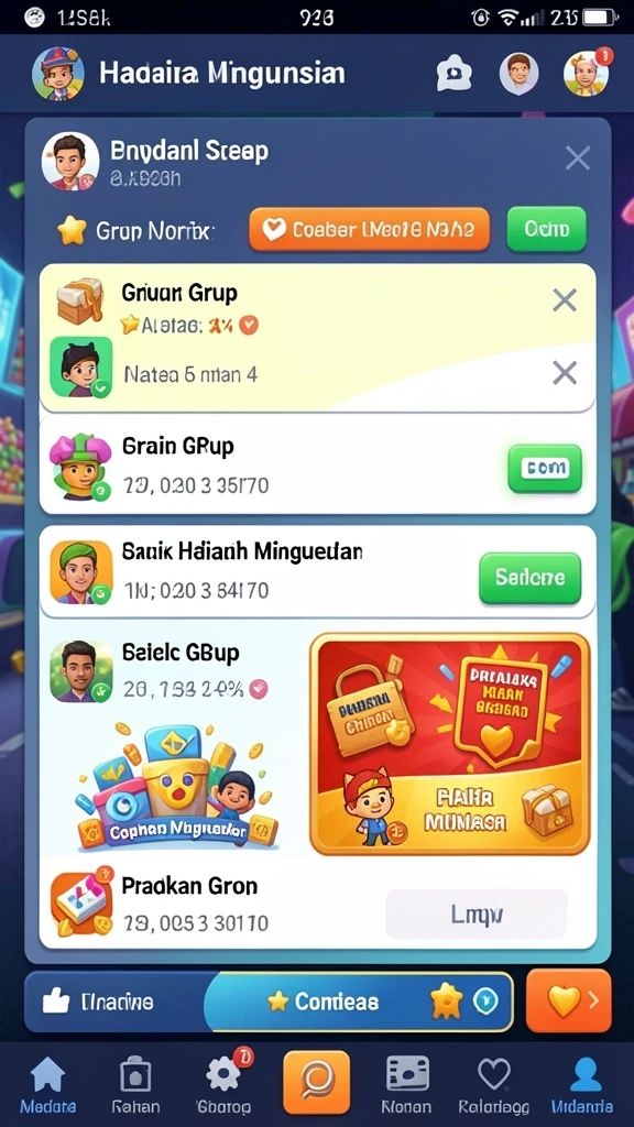 Leaderboard yang selalu terupdate untuk kompetisi global.