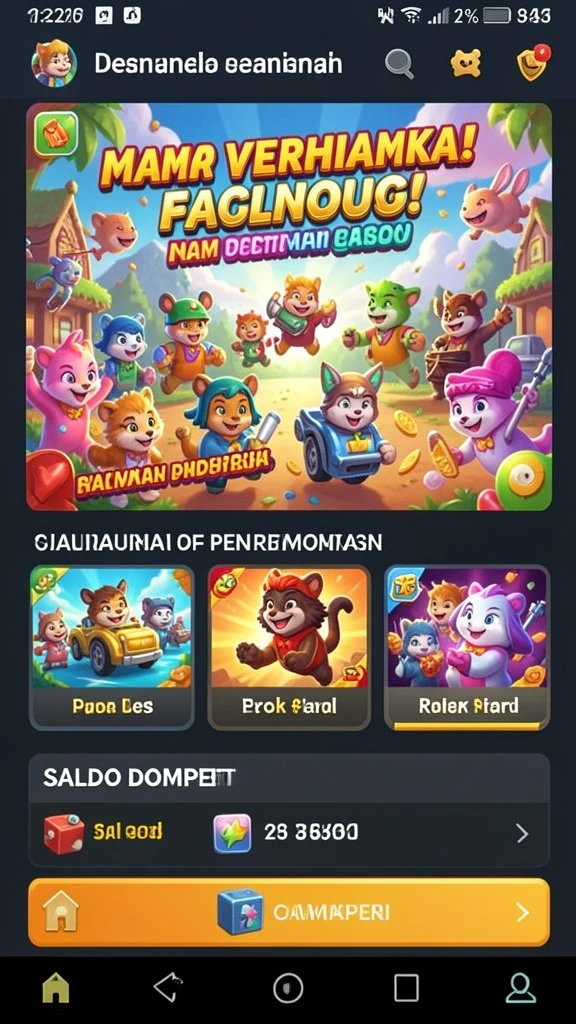 Tampilan fitur prediksi angka yang interaktif.