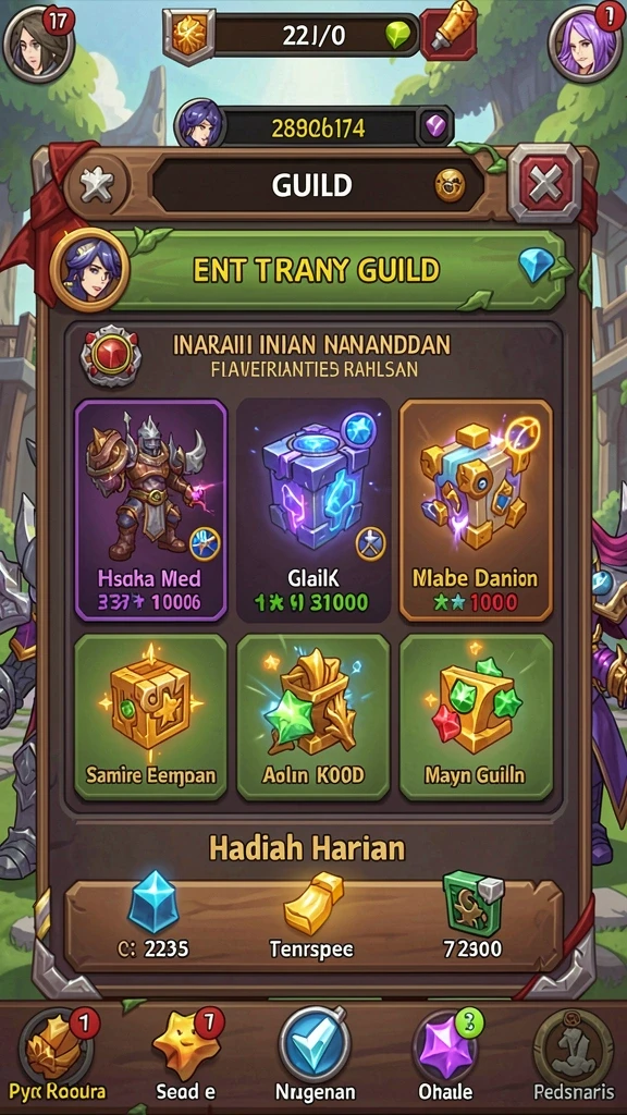 Sistem reward yang menguntungkan pemain.