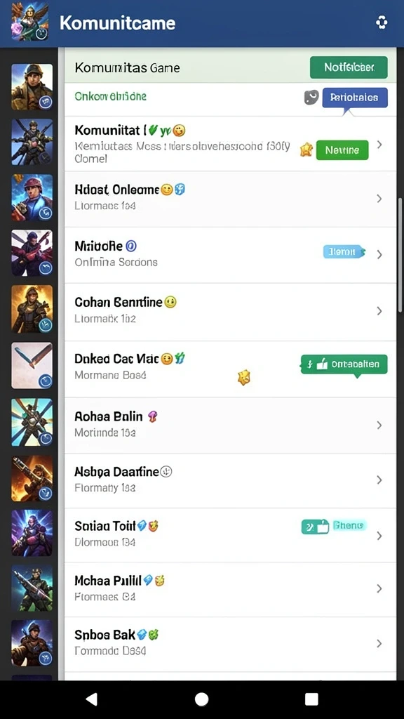 Tangkapan layar mode multiplayer dengan teman-teman.