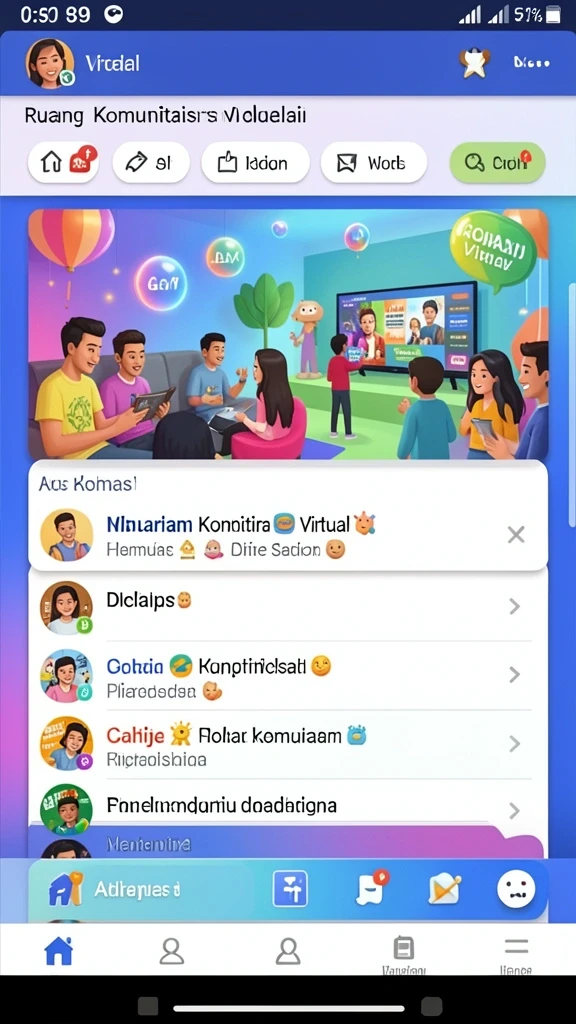 Tampilan awal ID777 yang menarik dan intuitif.