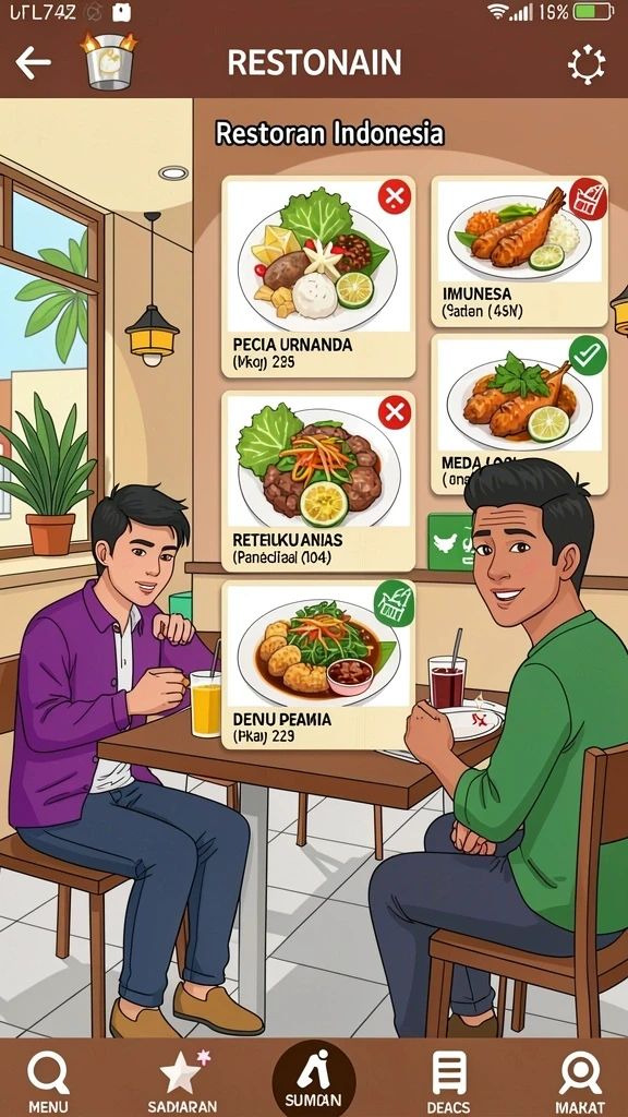 Tangkapan layar saat pemain menjelajahi dunia virtual.