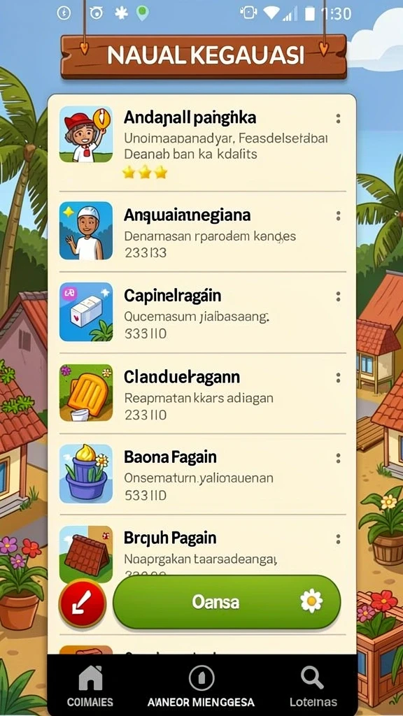 Tangkapan layar menunjukkan aksi seru dalam misi yang menantang.