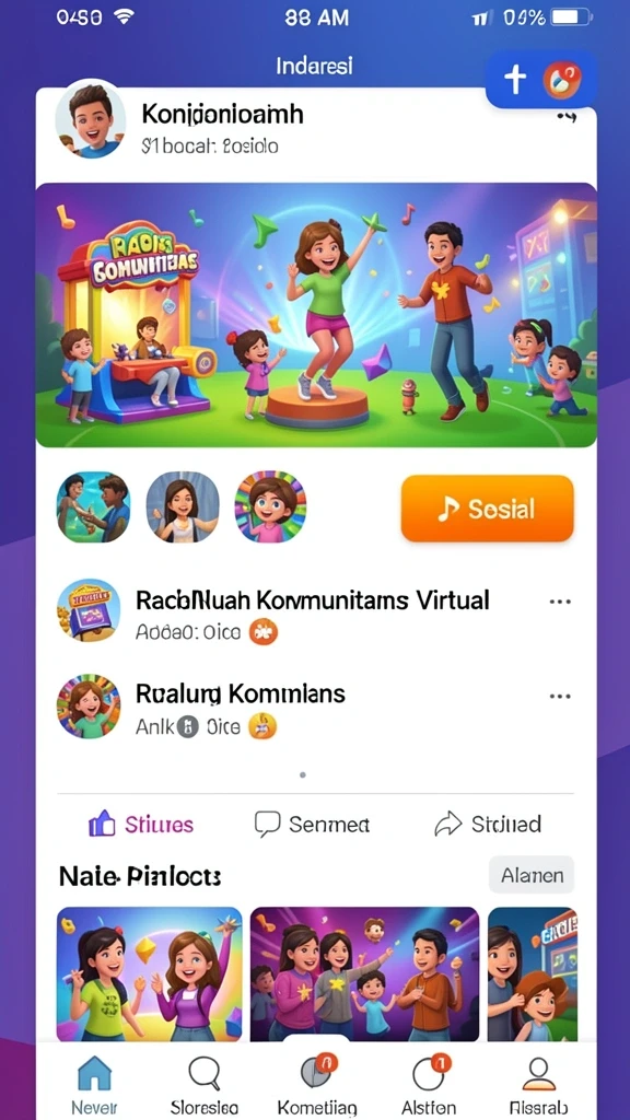 Tampilan antarmuka yang menarik dan mudah digunakan.