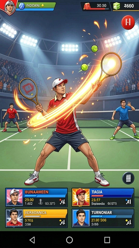 Fitur turnamen yang menambah keseruan.