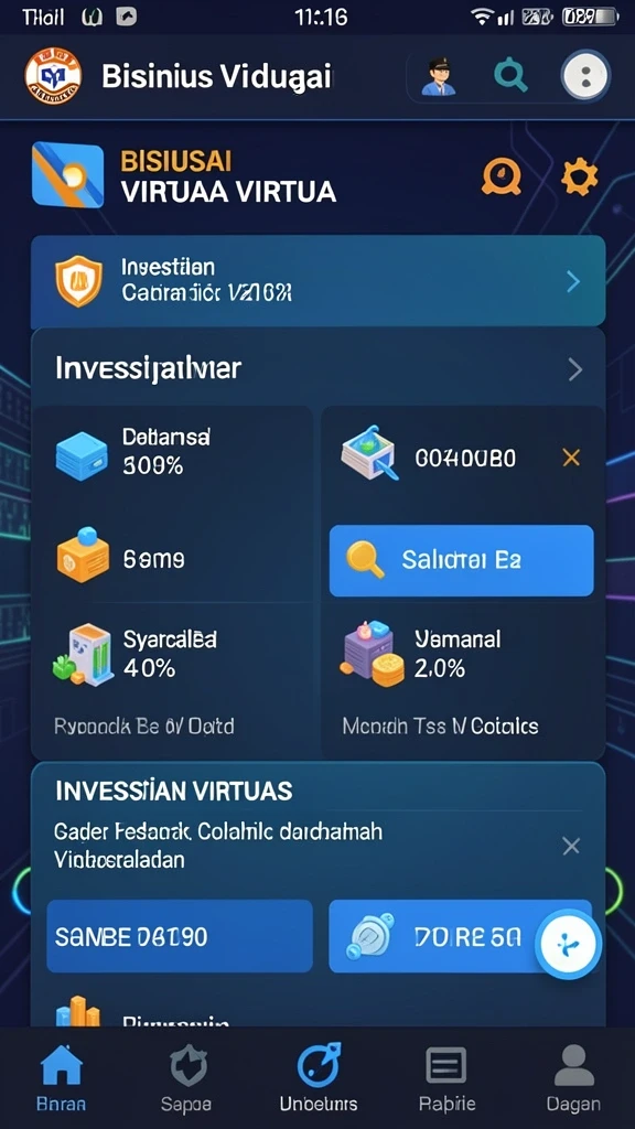 Pertandingan seru dengan grafik yang memukau dan realistis.