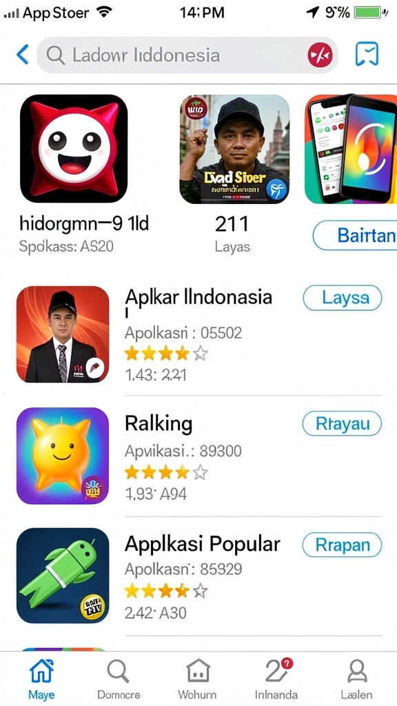 Tampilan antarmuka sederhana dan menarik.
