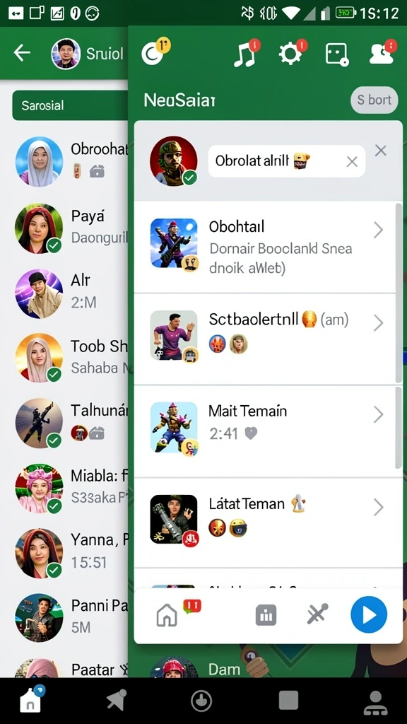 Berbagai pilihan permainan yang mengasyikkan dan menantang.