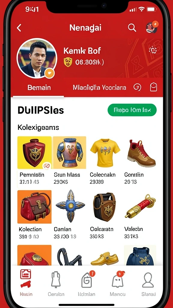 Tampilan antarmuka yang menarik dan intuitif.
