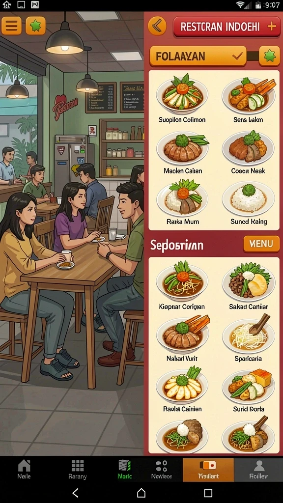 Tantangan menarik di setiap level permainan.
