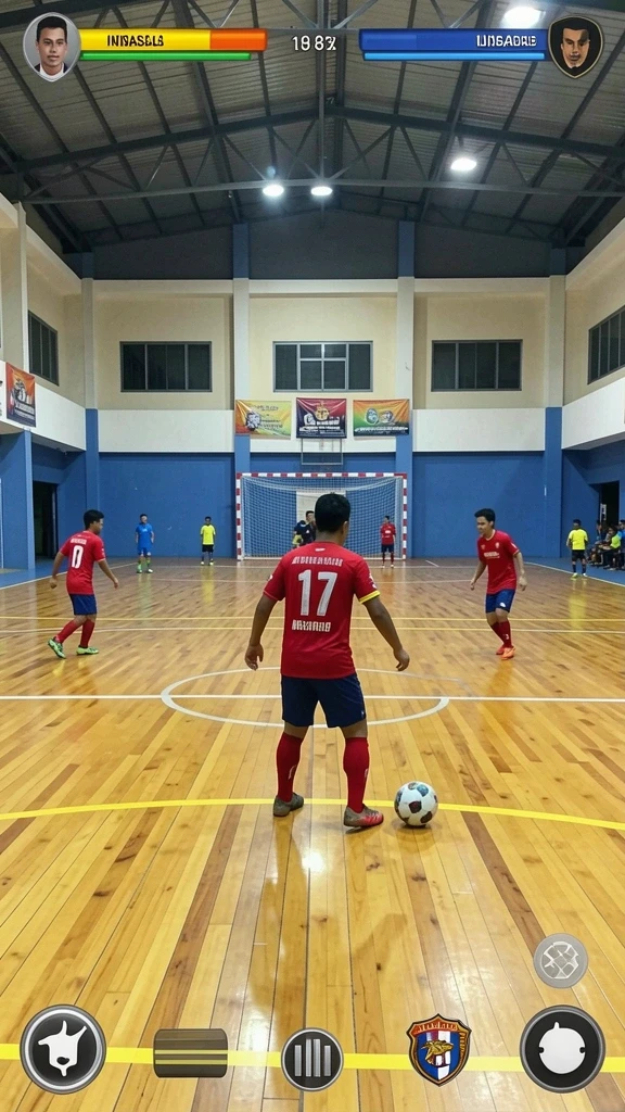 Screenshot dari aksi seru dalam permainan.