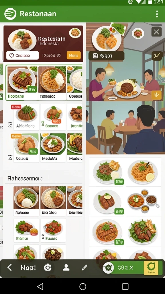 Fitur chat untuk berinteraksi dengan pemain lain.