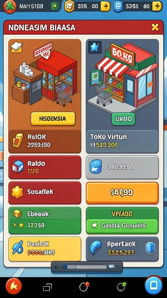 Tampilan antarmuka pengguna yang menarik dan user-friendly.