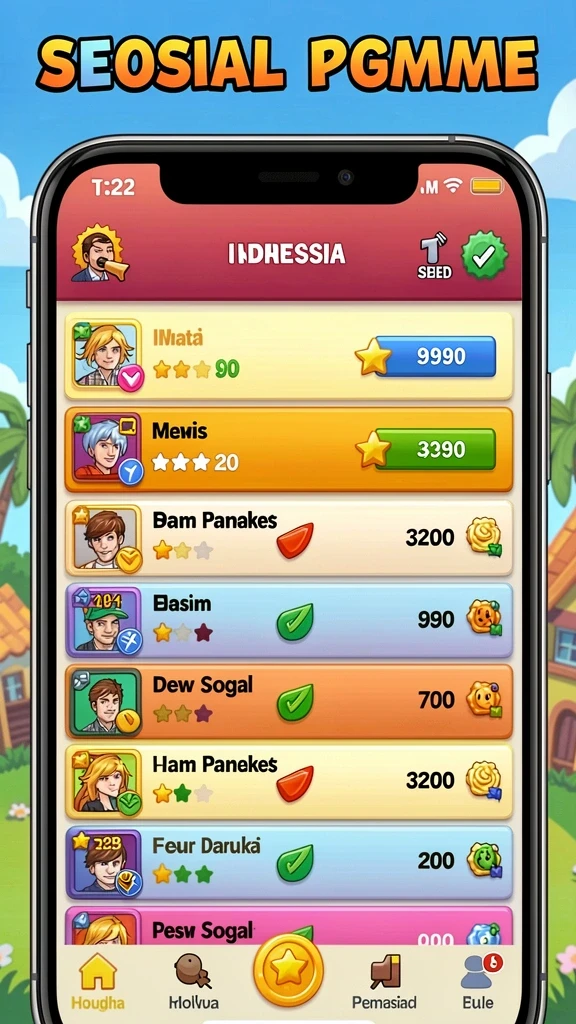 Berbagai karakter unik yang dapat dipilih.