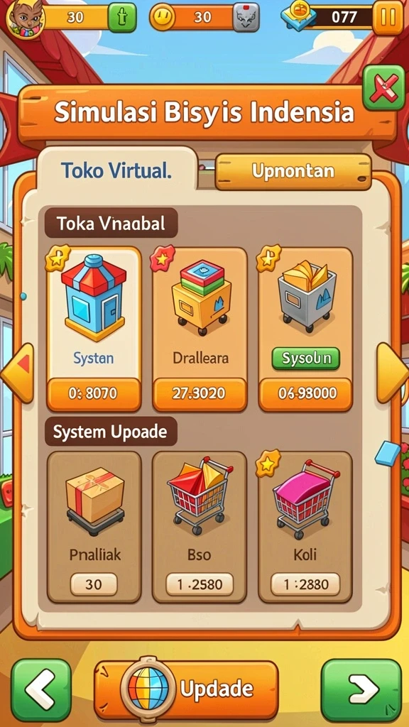 Karakter unik yang dapat Anda pilih dan kembangkan.