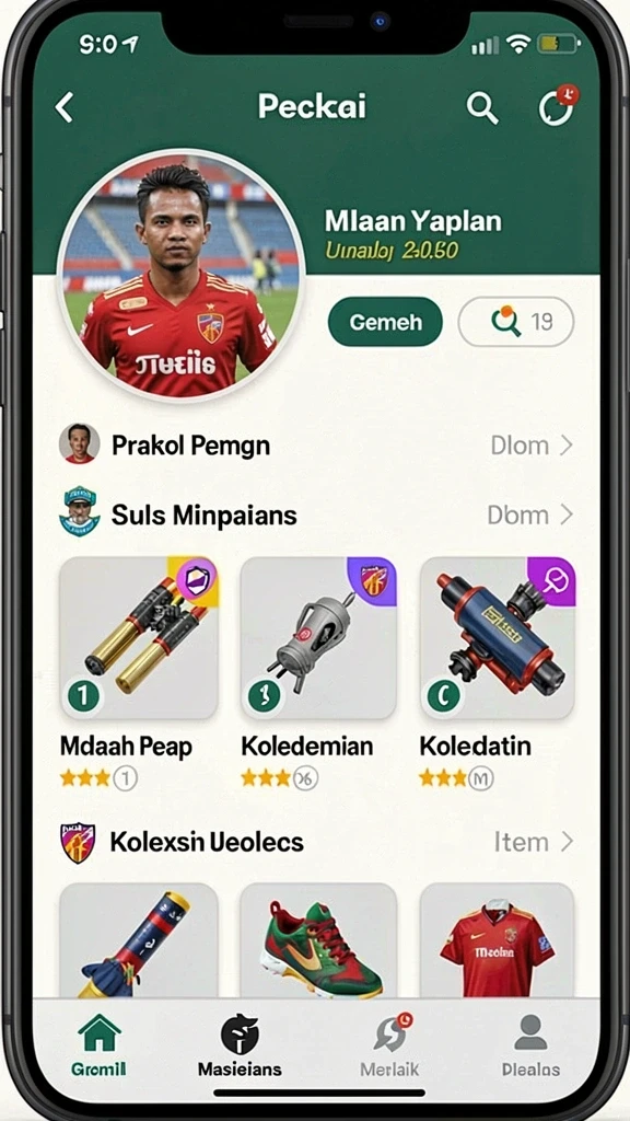 Tampilan antarmuka yang modern dan menarik.