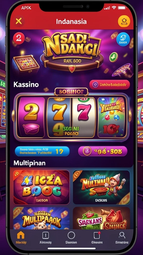 Koleksi permainan slot dengan tema yang bervariasi.