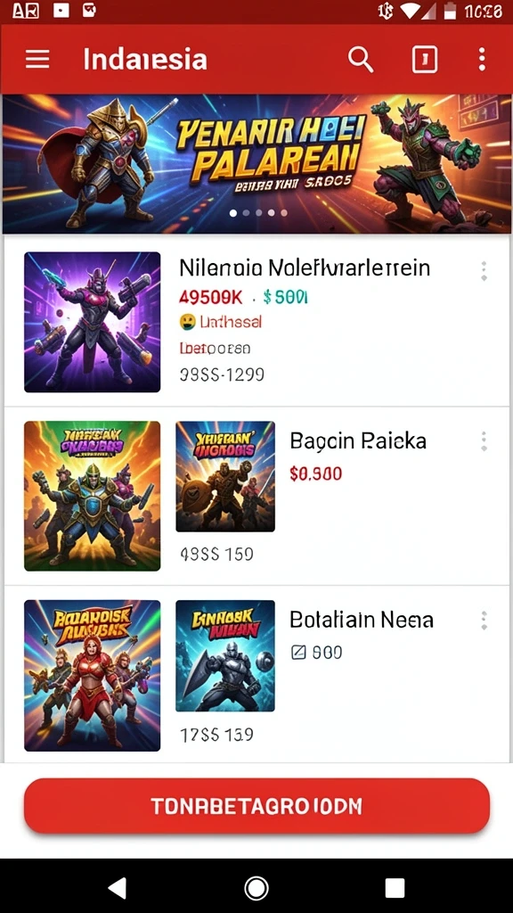Tampilan antarmuka yang user-friendly dan mudah dipahami.