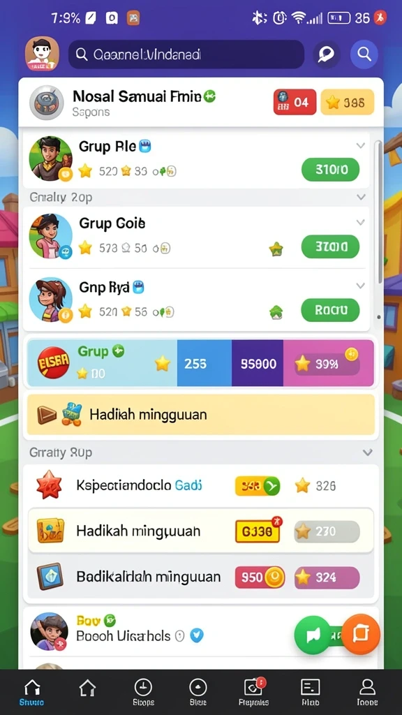 Tampilan antarmuka yang user-friendly.