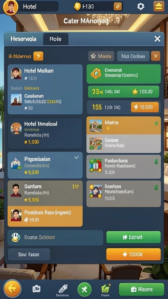 Tangkapan layar menampilkan mode tantangan solo yang mendebarkan.